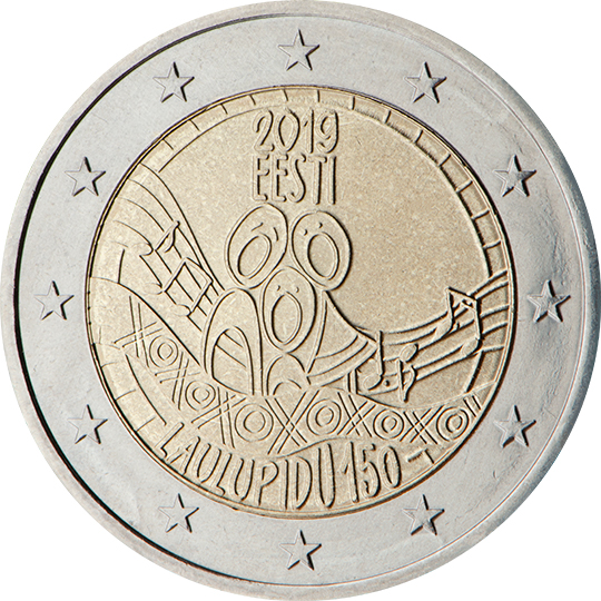 Coin 1 Euro Malta Republic 2019 'F' Rare 