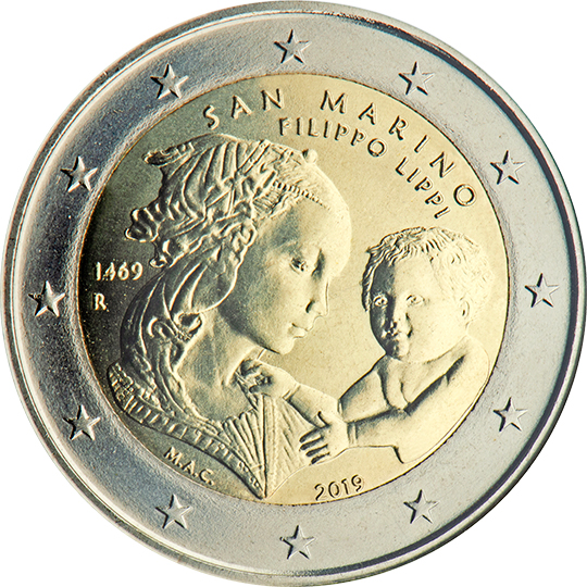 Monete celebrative o commemorative da €2: anno 2019