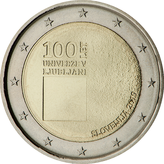 2 Euro Slovenia 2019 Univerze  Rarità e Valore della Moneta