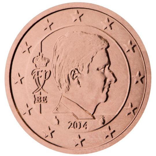 Round 2 Euro coin illustration, 1 euro coin Euro coins Euro sign