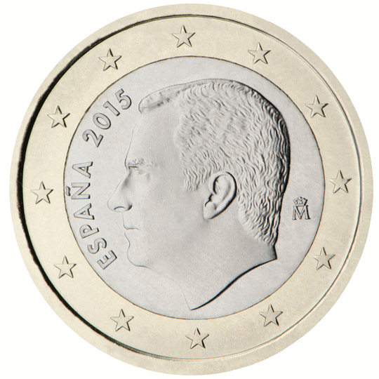 LeMO-Objekt: Deutsche 1-Euro-Münze