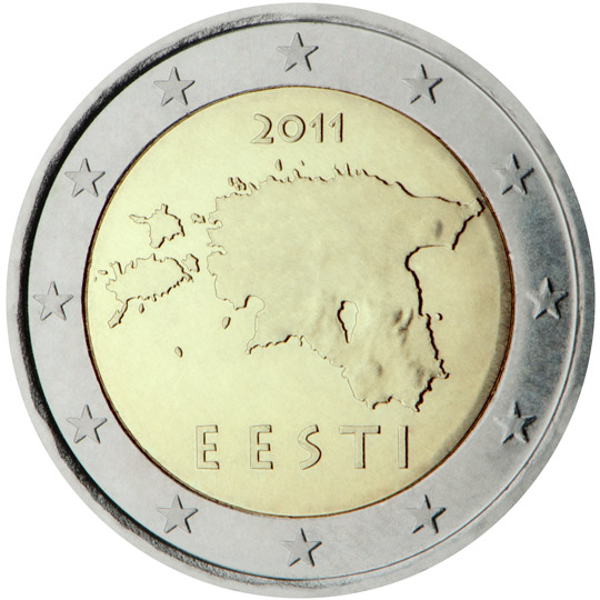 Moneda: 1 Euro (Estonia(2010~Actualidad - 2ª República (Euro)) WCC