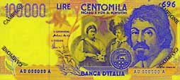 Banconota 100 euro vecchia